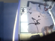 情趣酒店拍攝到的假期大學生眼鏡妹子穿著情趣肚兜裝和男友開房玩刺激 貌似還帶了不少裝備 有點猛啊 露臉高清